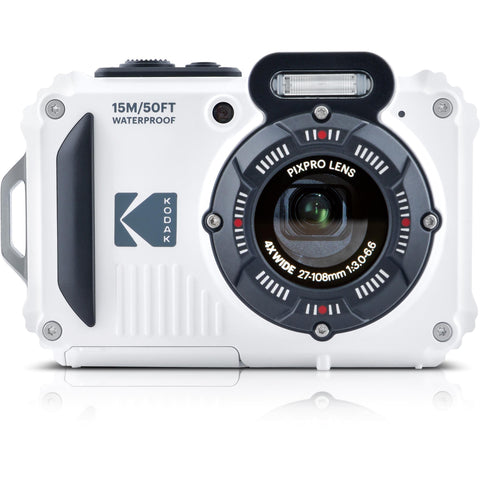 Kodak Pixpro WPZ2 Waterproof Digital Compact Camera (White)