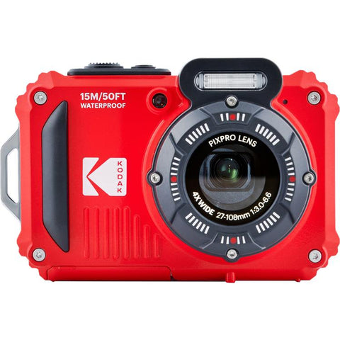 Kodak Pixpro WPZ2 Waterproof Digital Compact Camera (Red)