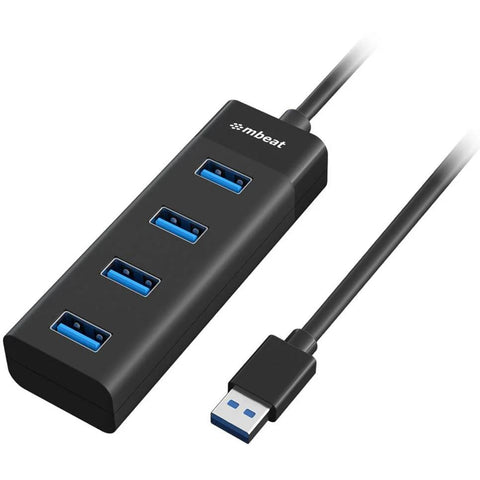 mbeat 4-Port USB3.0 Hub (Black)
