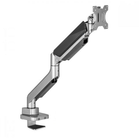 Mbeat activiva Heavy Duty Single Monitor Screen Gas Spring Monitor Arm for Flat Panel & Curved Screen (Black & Space Grey)