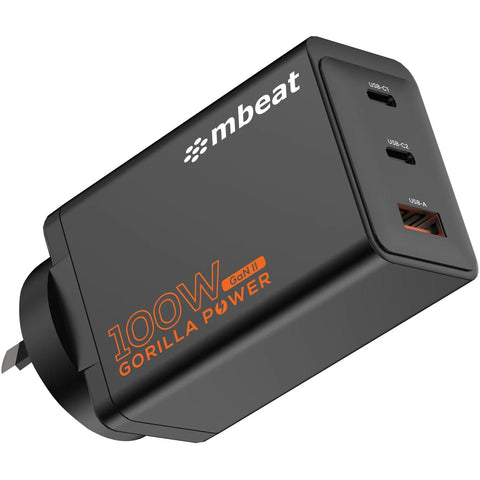 mbeat Gorilla Power PD 100W GaN II USB-C Charger