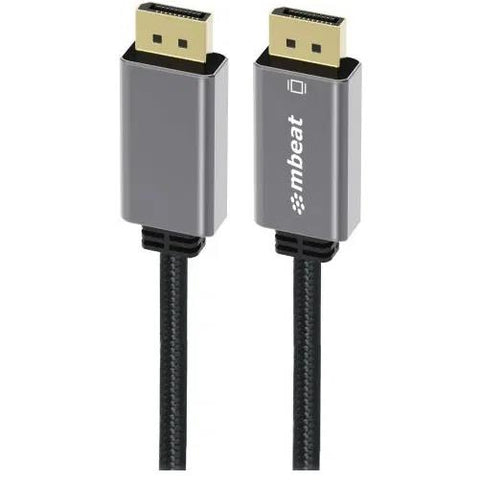 mbeat Tough Link 16K DP to DP Cable [1.8m] (Space Grey)
