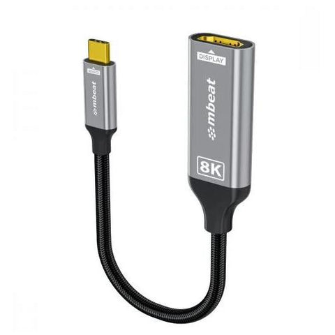 mbeat Tough Link 8K USB-C to HDMI Adapter (Space Grey)