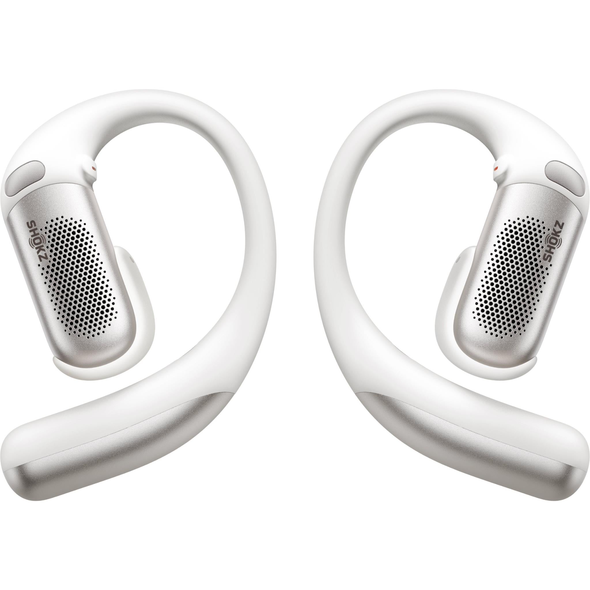 Shokz OpenFit Pro Wireless Open-Ear Headphones (White) - JB Hi-Fi NZ