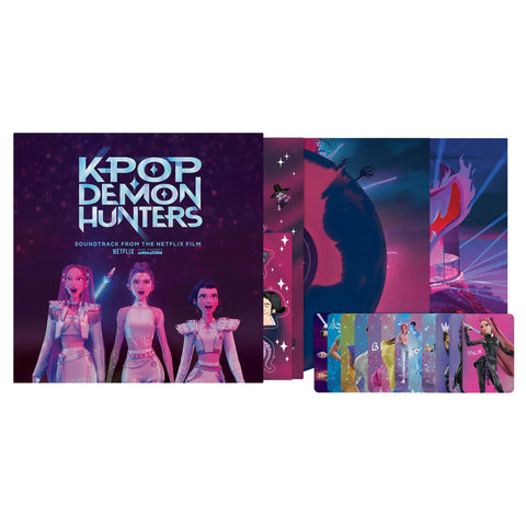 Kpop Demon Hunters (JB Exclusive Anniversary Edition Sodalite Splatter Vinyl)