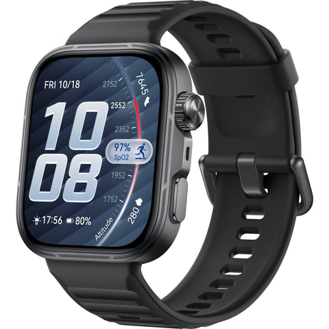 Huawei Watch Fit 5 Pro (Black Fluoroelastomer Strap)