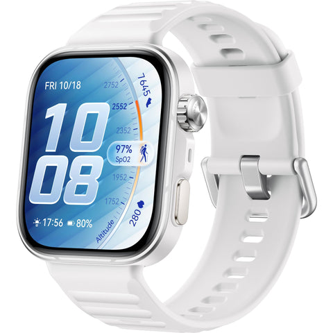 Huawei Watch Fit 5 Pro (White Fluoroelastomer Strap)