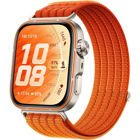 Huawei Watch Fit 5 Pro (Gradient Orange Nylon Strap)