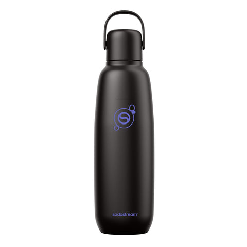 SodaStream Fizz & Go 900ml Metal Bottle (Black)