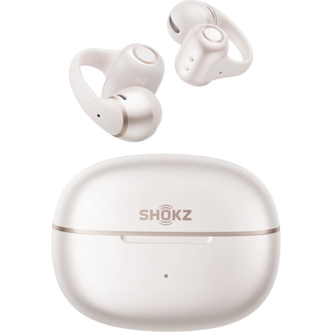 Shokz OpenDots 2 Open-ear Clip-on Earbuds (White)