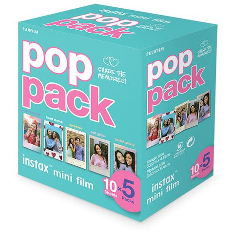 Fujifilm Instax Mini Film Pop (50 Pack)