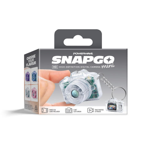 Powerwave SnapGo Mini Compact Camera (Ice Chill)