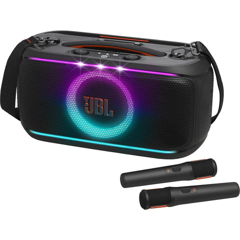 JBL PartyBox On The Go 2 Plus EasySing AI Karaoke Mics