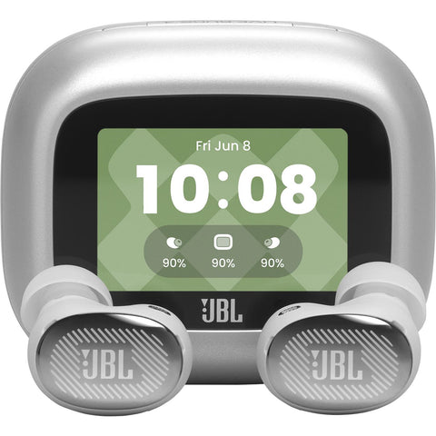 JBL Live Buds 4 True Wireless Noise Cancelling Earbuds (Silver)