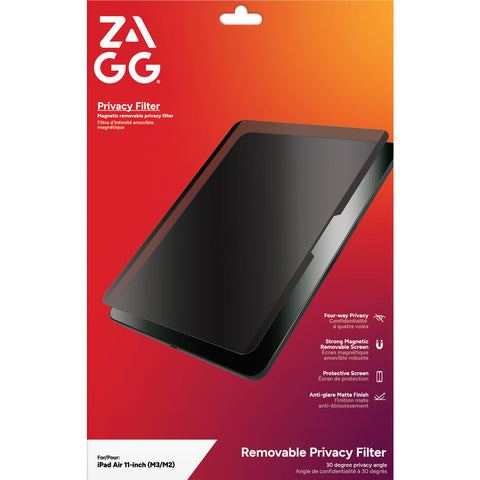 ZAGG Removable 4-Way Privacy Filter for Apple iPad Air 11" (M4/M3/M2)