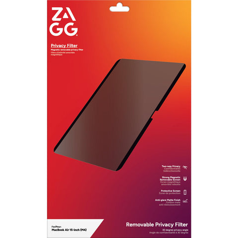 ZAGG Removable 2-Way Privacy Filter for Apple MacBook Air 15" (M5/M4)