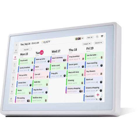 Jackson Oneplace Family Calendar 10.1" (White)