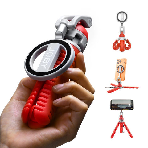 Joby Podzilla Octo Suction Tripod Kit (Red)