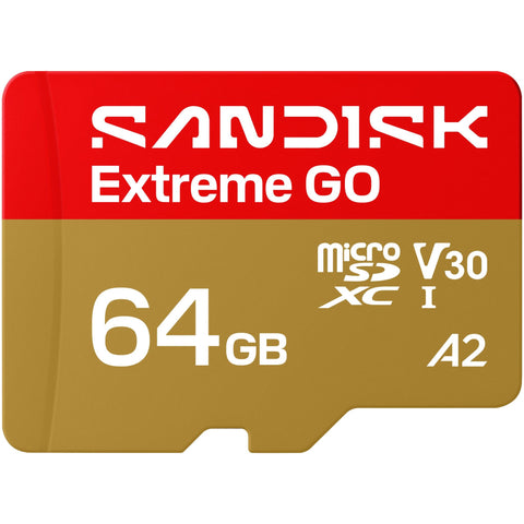 SanDisk Extreme GO MicroSDXC UHS-I Card (64GB)