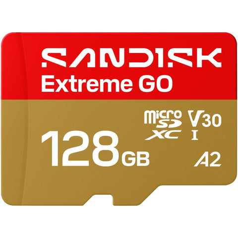 SanDisk Extreme GO MicroSDXC UHS-I Card (128GB)