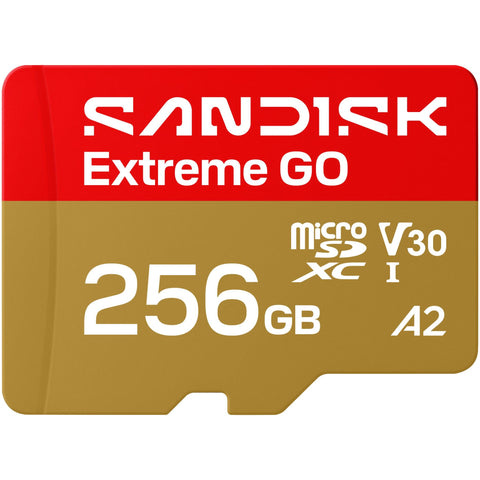 SanDisk Extreme GO MicroSDXC UHS-I Card (256GB)