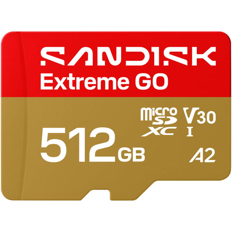 SanDisk Extreme GO MicroSDXC UHS-I Card (512GB)
