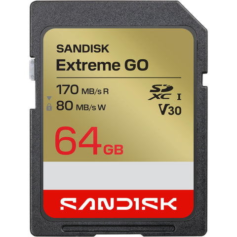 SanDisk Extreme GO SDXC UHS-I Card (64GB)