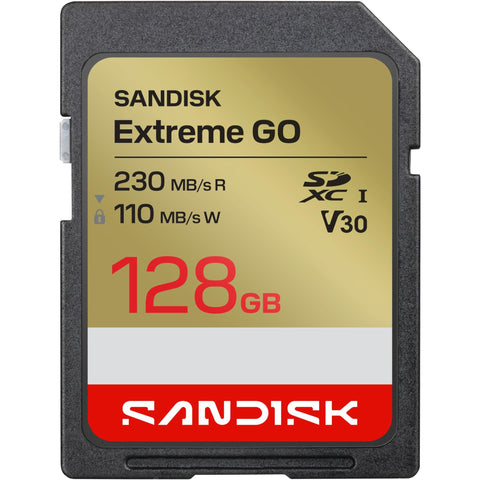 SanDisk Extreme GO SDXC UHS-I Card (128GB)