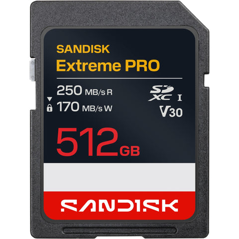 SanDisk Extreme PRO SDXC UHS-I Card (512GB)