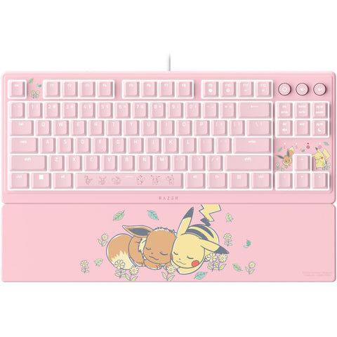 Razer Ornata V3 Tenkeyless Low Profile Gaming Keyboard (Pokemon: Pikachu/Eevee Edition)