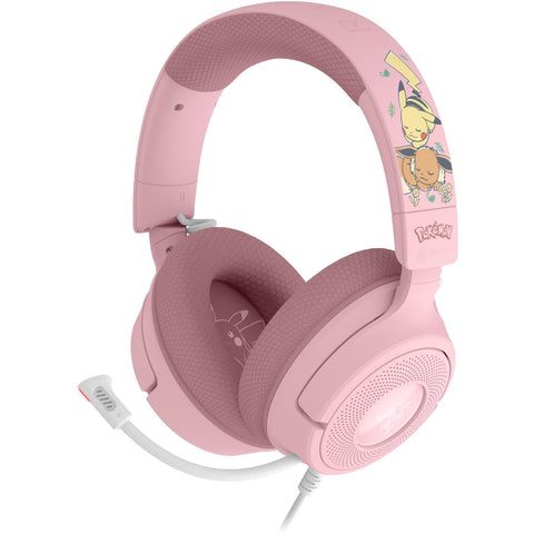 Razer Kraken V4 X Wired Gaming Headset (Pokemon: Pikachu/Eevee Edition)