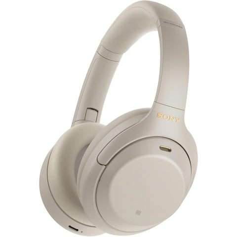 Sony WH-1000XM4 Wireless Noise Cancelling Over-Ear Headphones (Silver) [~Refurbished: Excellent]