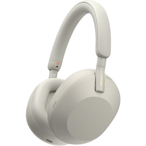 Sony WH-1000XM5 Premium Noise Cancelling Wireless Over-Ear Headphones (Silver) [~Refurbished: Excellent]