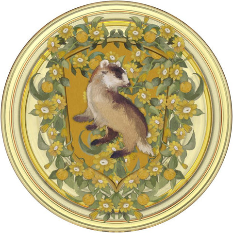 Popsockets PopGrip (Harry Potter - Hufflepuff Floral Crest)