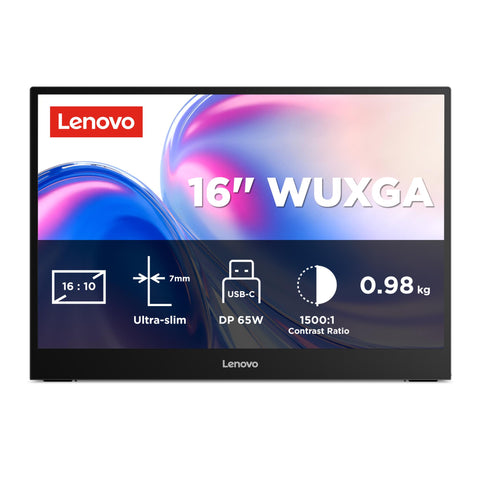 Lenovo L16 16" WUXGA IPS Portable Monitor