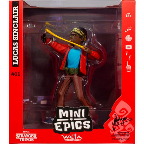 Stranger Things - Lucas Sinclair Mini Epics 5” Vinyl Figure