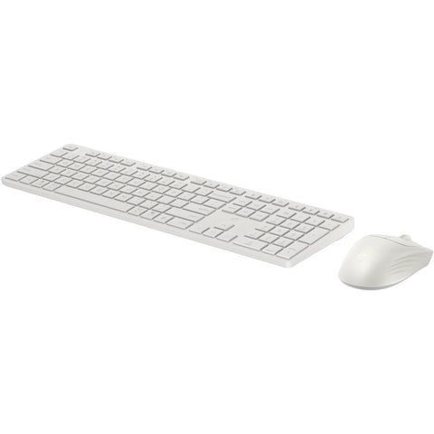 HP 490C Multi-Device Dual-Mode Mouse & Keyboard Combo (White)