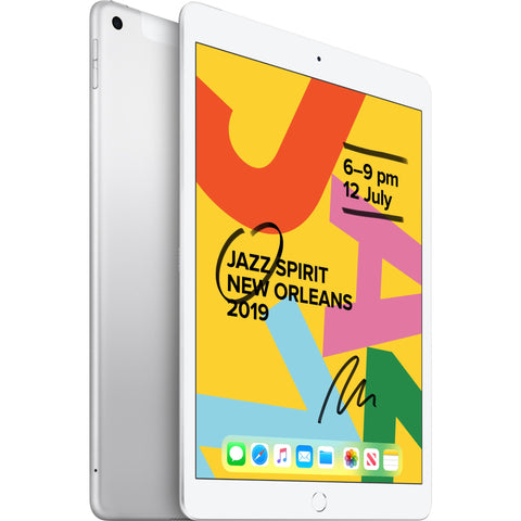 Apple iPad 128GB Wi-Fi + Cellular (Silver) [7th Gen] [~Refurbished: Good]