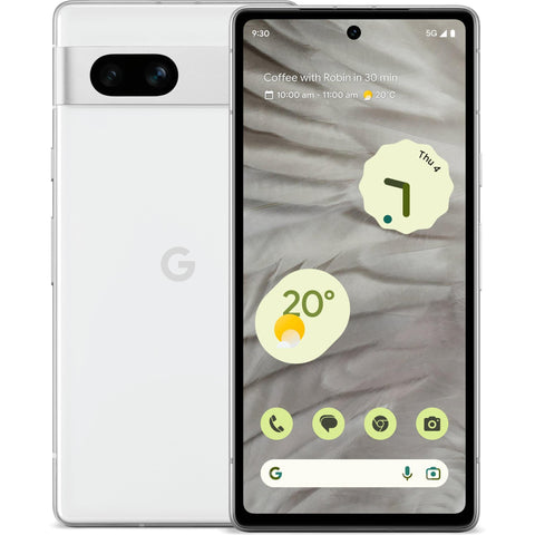 Google Pixel 7a 5G 128GB (Snow) [~Refurbished: Excellent]