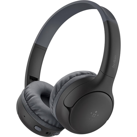 Belkin SoundForm Mini 2 Wireless On-Ear Kids Headphones (Black)