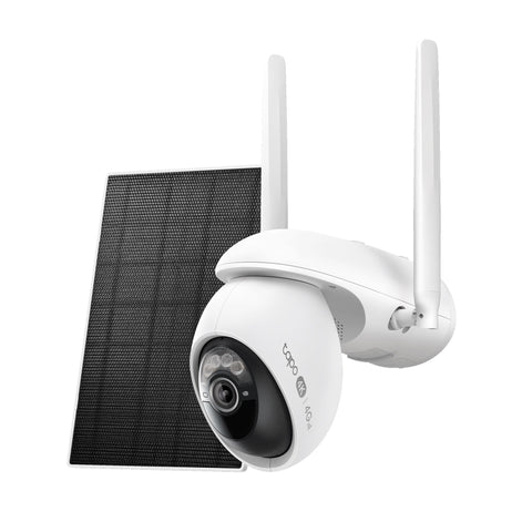 TP-Link Tapo C665G 4k Solar-Powered Pan/Tilt Wi-Fi/4G LTE Security Camera Kit