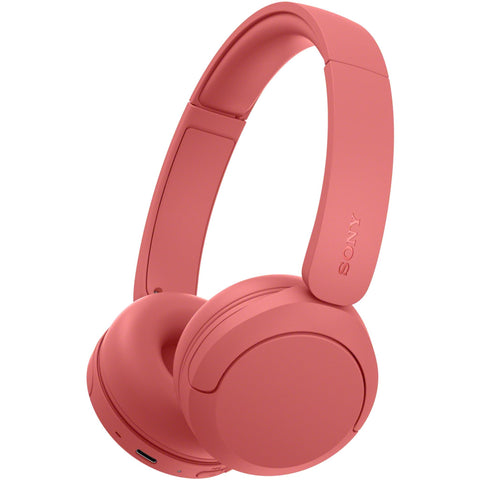 Sony WH-CH530 Wireless On-ear Headphones (Coral Red)