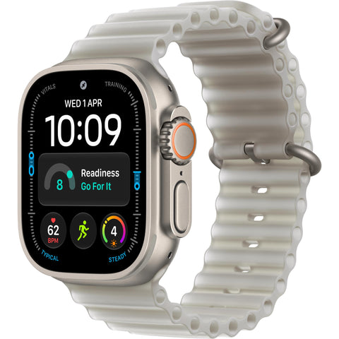 Apple Watch Ultra 4 GPS + Cellular 49mm (Natural Titanium Case with Translucent Grey Ocean Band)