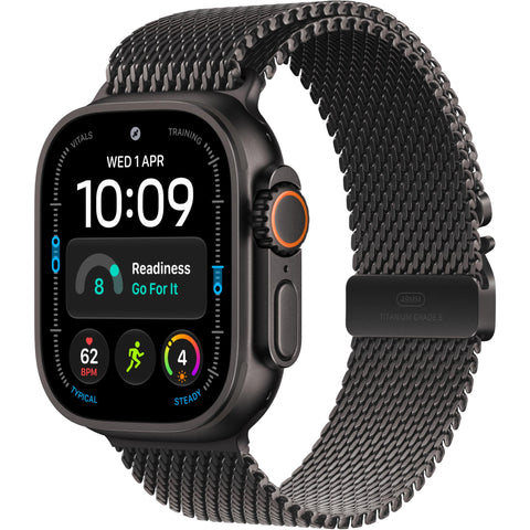 Apple Watch Ultra 4 GPS + Cellular 49mm (Black Titanium Case with Black Titanium Milanese Loop - M)