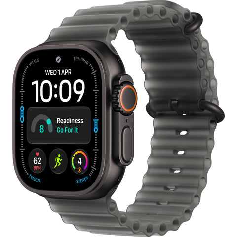 Apple Watch Ultra 4 GPS + Cellular 49mm (Black Titanium Case with Translucent Black Ocean Band)