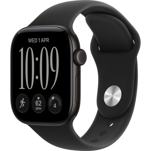 Apple Watch Series 12 GPS 42mm (Black Aluminium Case with Black Sport Band - S/M)