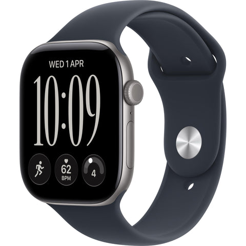 Apple Watch Series 12 GPS 46mm (Space Grey Aluminium Case with Navy Blue Sport Band - M/L)