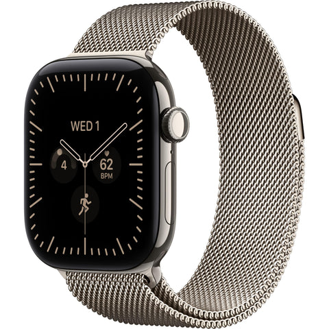 Apple Watch Series 12 GPS + Cellular 42mm (Natural Titanium Case with Natural Milanese Loop)