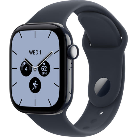 Apple Watch Series 12 GPS + Cellular 42mm (Night Blue Ceramic Case with Navy Blue Sport Band - S/M)