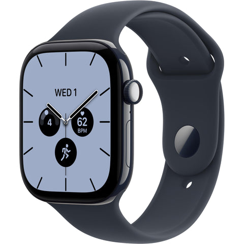 Apple Watch Series 12 GPS + Cellular 46mm (Night Blue Ceramic Case with Navy Blue Sport Band - S/M)